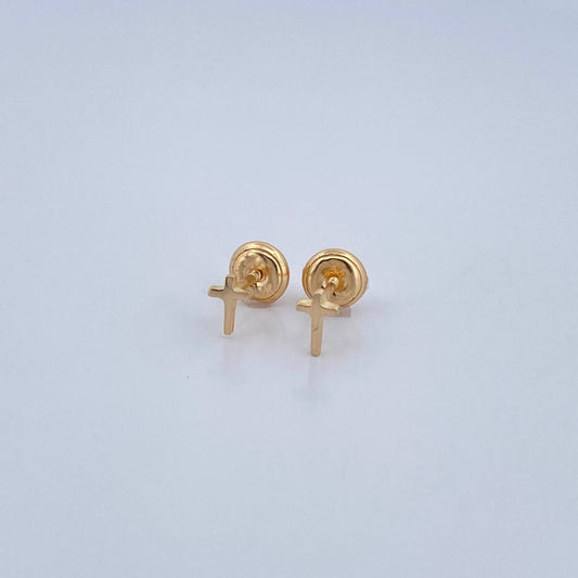 Topos Cruz  0.6gr / Oro 18K &