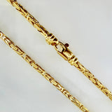 Cadena Peruana 24gr / 23 1/2 in / 2.2mm Oro Amarillo +3 18K ©