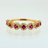 Anillo Churumbela Tupido 2.15gr / T5 3/4 / Oro Amarillo 18K