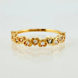 Interspersed Hearts Ring 1.8gr / T7 1/2 / Yellow Gold 18K