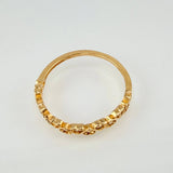 Interspersed Hearts Ring 1.8gr / T7 1/2 / Yellow Gold 18K