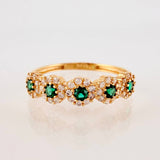 Anillo Churumbela Tupido 2gr / T7 3/4 / Oro Amarillo 18K