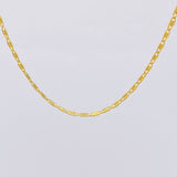 Cadena Plano Escamado 3.05gr / 15 3/4 in / 2.1mm Oro Amarillo +3 18K ©