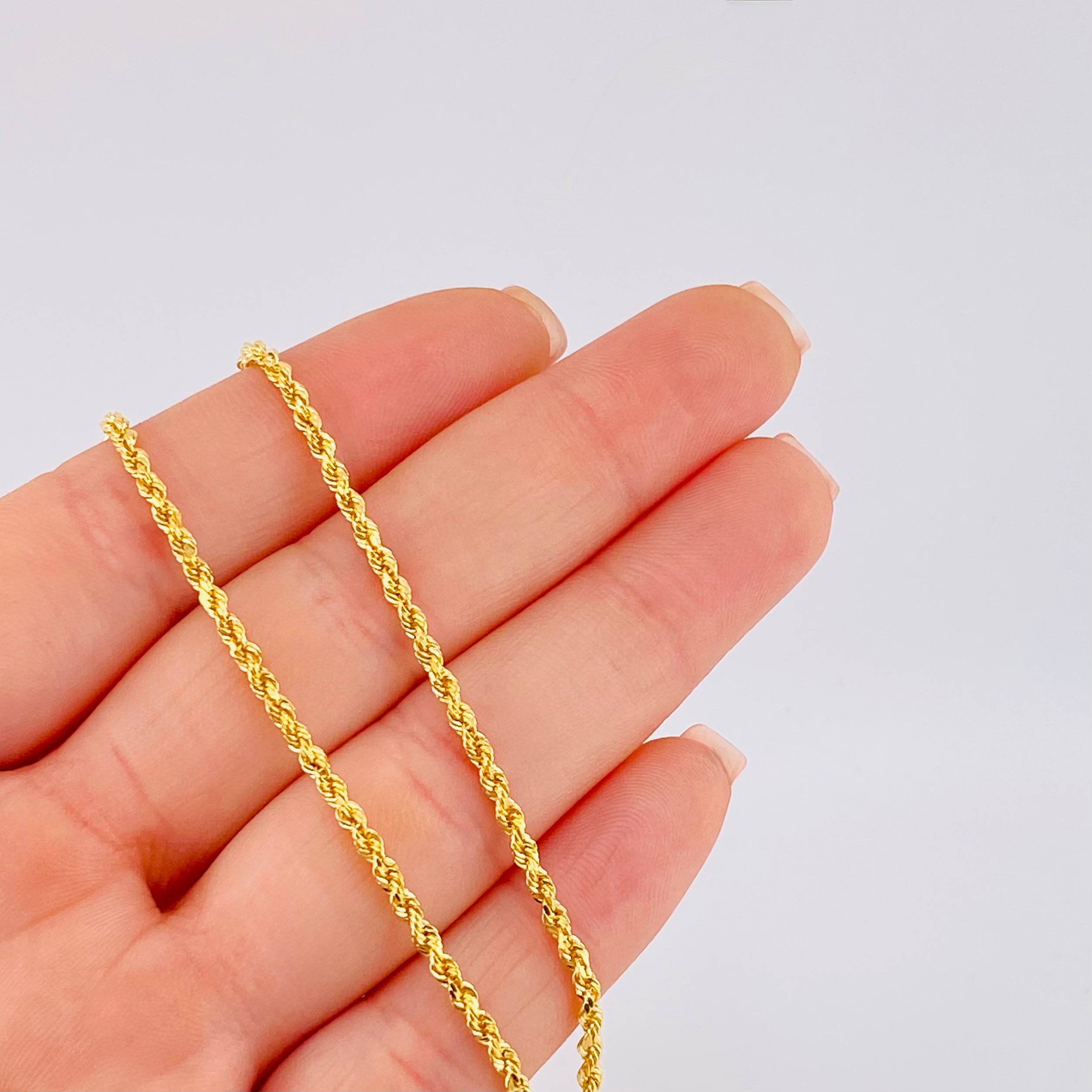 Cadena Lazo 2.8gr / 17 3/4 in / 2.15mm Oro Amarillo +3 18K ©
