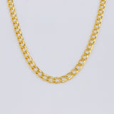 Cadena Cubana 4.8gr / 19 3/4 in / 3.5mm Oro Amarillo +1 18K *