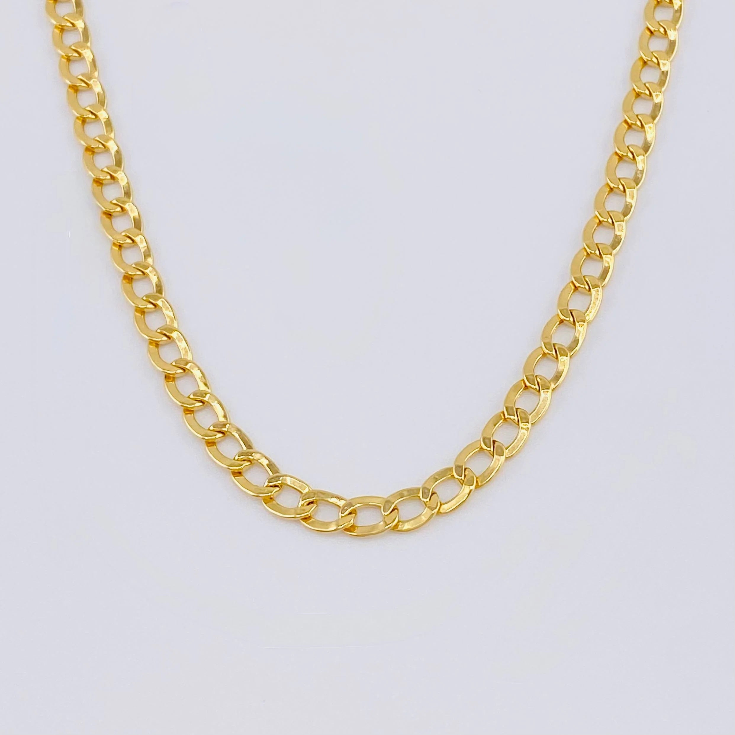 Cuban Links 4.8g / 24 in / 3mm 18K Yellow Gold