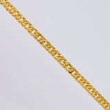 Cadena Cubana Reticulada 3.2gr / 23 1/2 in / 2mm Oro Amarillo +3 18K ©