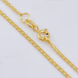 Cadena China 3.7gr / 27 1/2 in / 1.5mm Oro Amarillo +1 18K