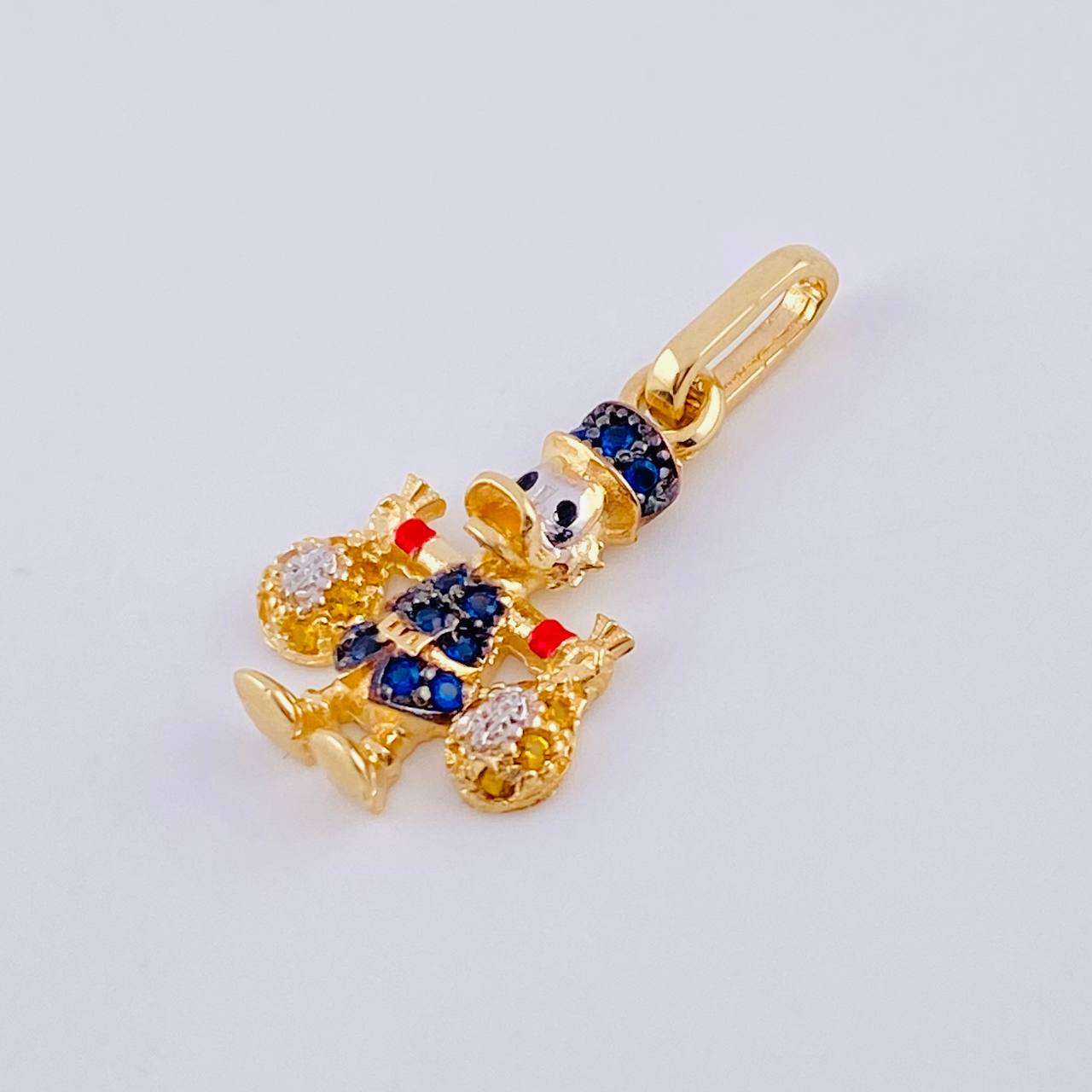 Pendant Duck Money Bag 1.45gr / 1 in / Yellow Gold 18K