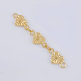 Herraje Retazo Corazones Diamantados 1.05 g / 1 3/4 in Oro Amarillo 18K