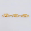 Herraje Retazo Oso 0.85 g / 1 1/2 in Oro Amarillo 18K