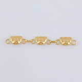 Herraje Retazo Oso 0.85 g / 1 1/2 in Oro Amarillo 18K