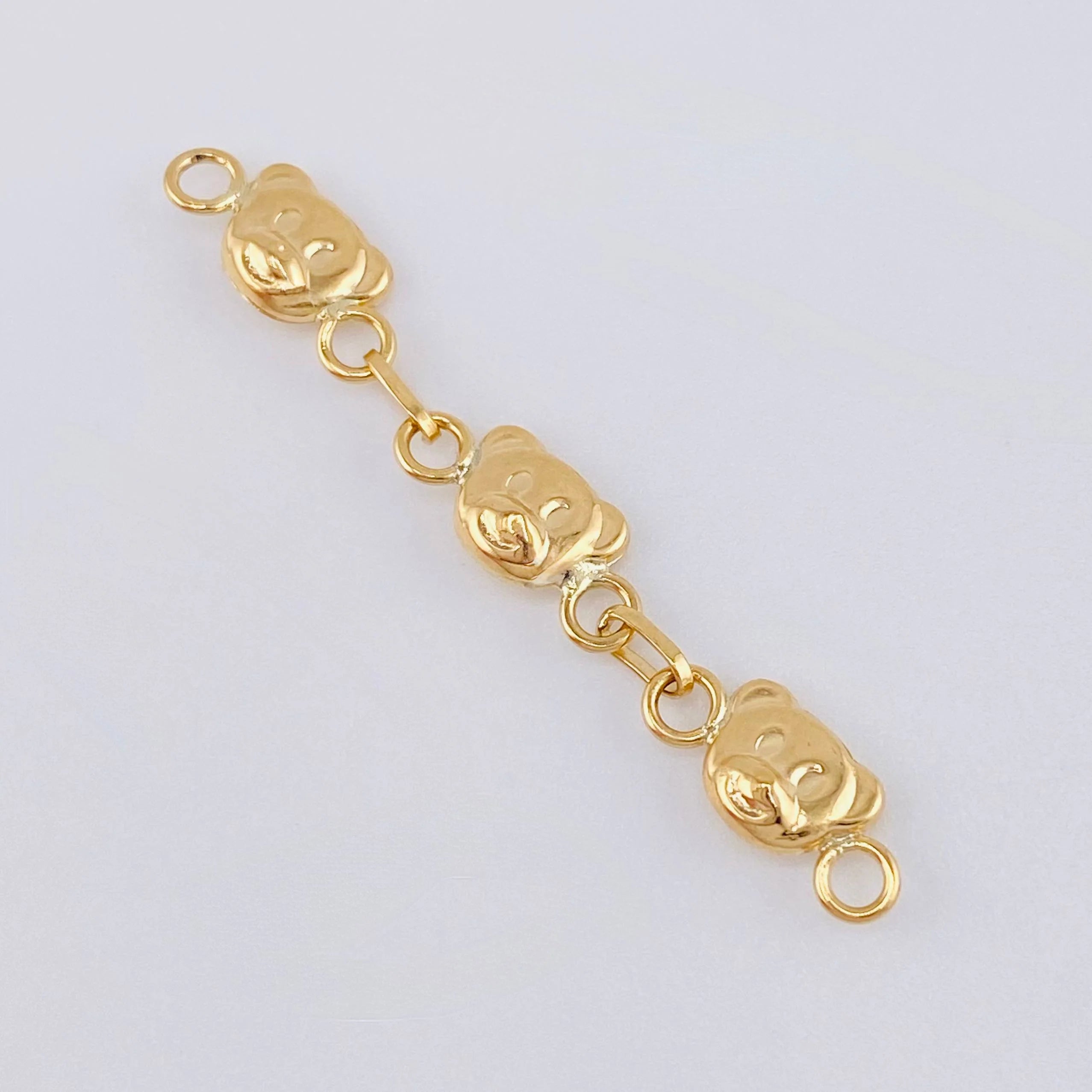Herraje Retazo Oso 0.85 g / 1 1/2 in Oro Amarillo 18K