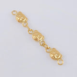 Herraje Retazo Oso 0.85 g / 1 1/2 in Oro Amarillo 18K