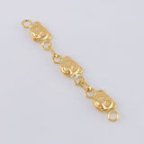 Herraje Retazo Cara De Oso 0.85 g / 1 1/2 in Oro Amarillo 18K