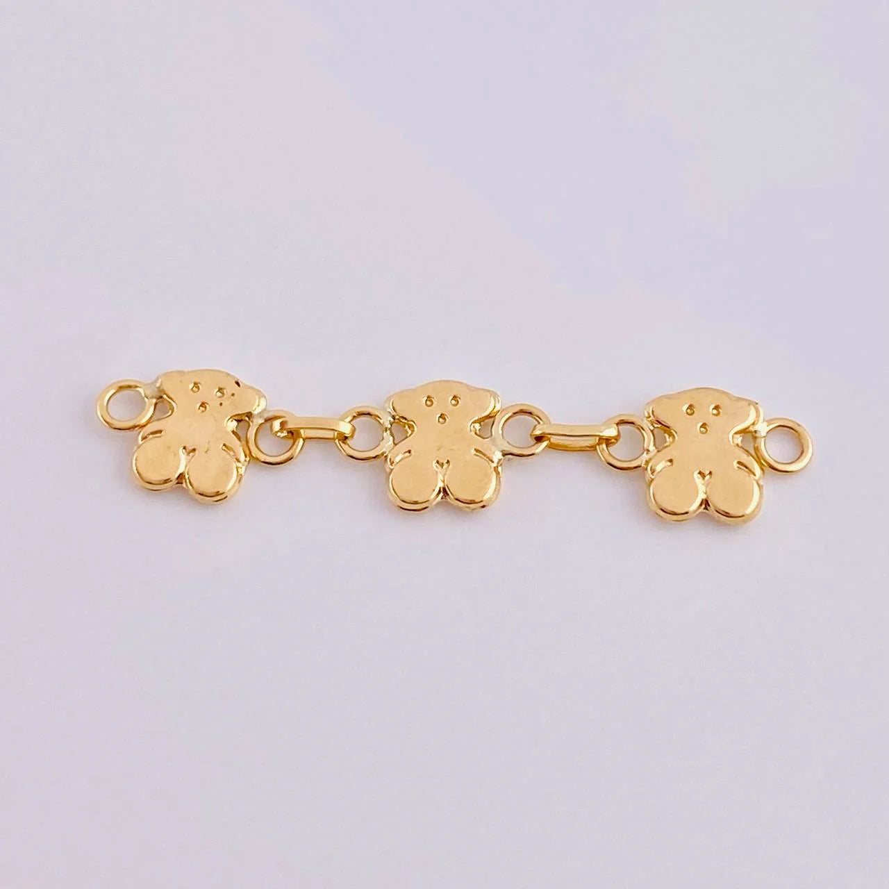 Herraje Retazo Ositos 1 g / 1 1/2 in Oro Amarillo 18K