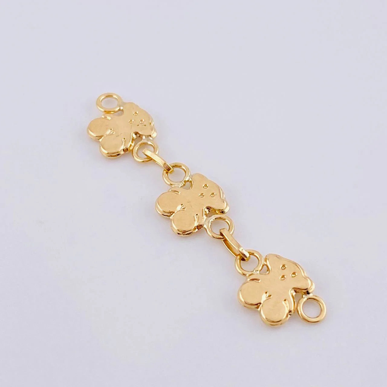 Herraje Retazo Ositos 1 g / 1 1/2 in Oro Amarillo 18K