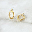 Hoop Earrings Tere 1gr / 1/2 in / 18K Gold