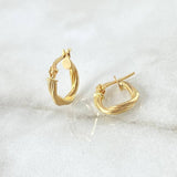 Hoop Earrings Tere 1gr / 1/2 in / 18K Gold