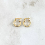 Candongas Diani 1.05gr / 1.2cm /  Oro Amarillo 18K *