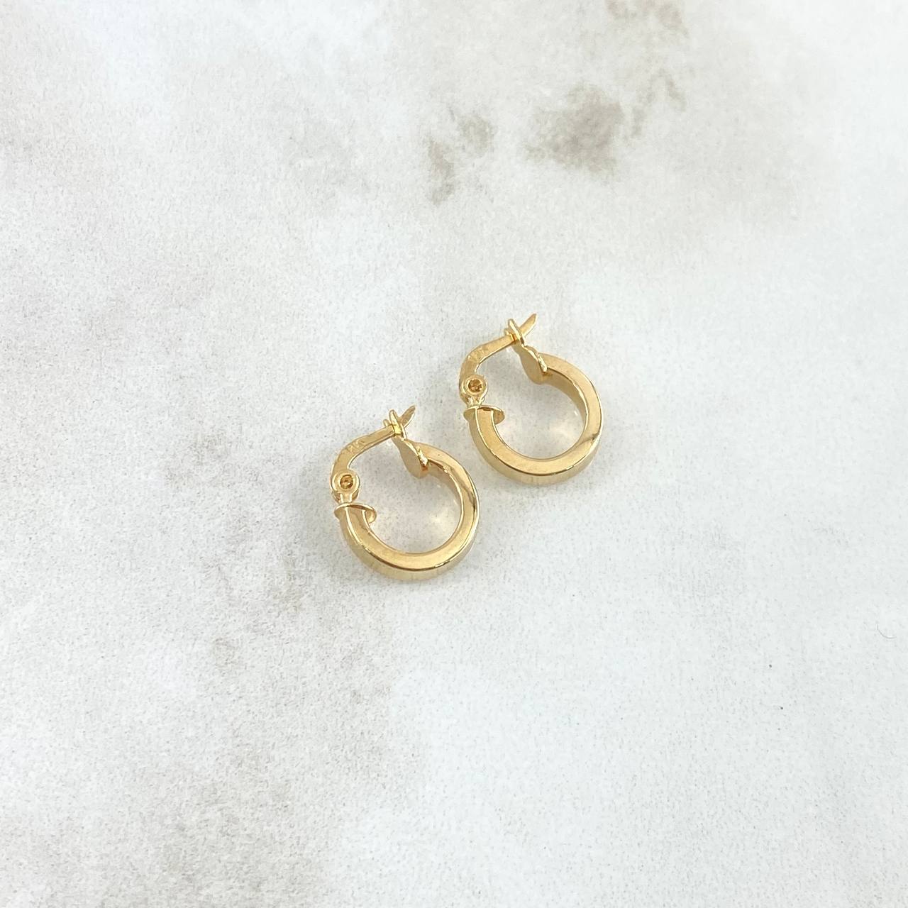 Candongas Diani 0.95gr / 1.1cm / Oro Amarillo 18K *