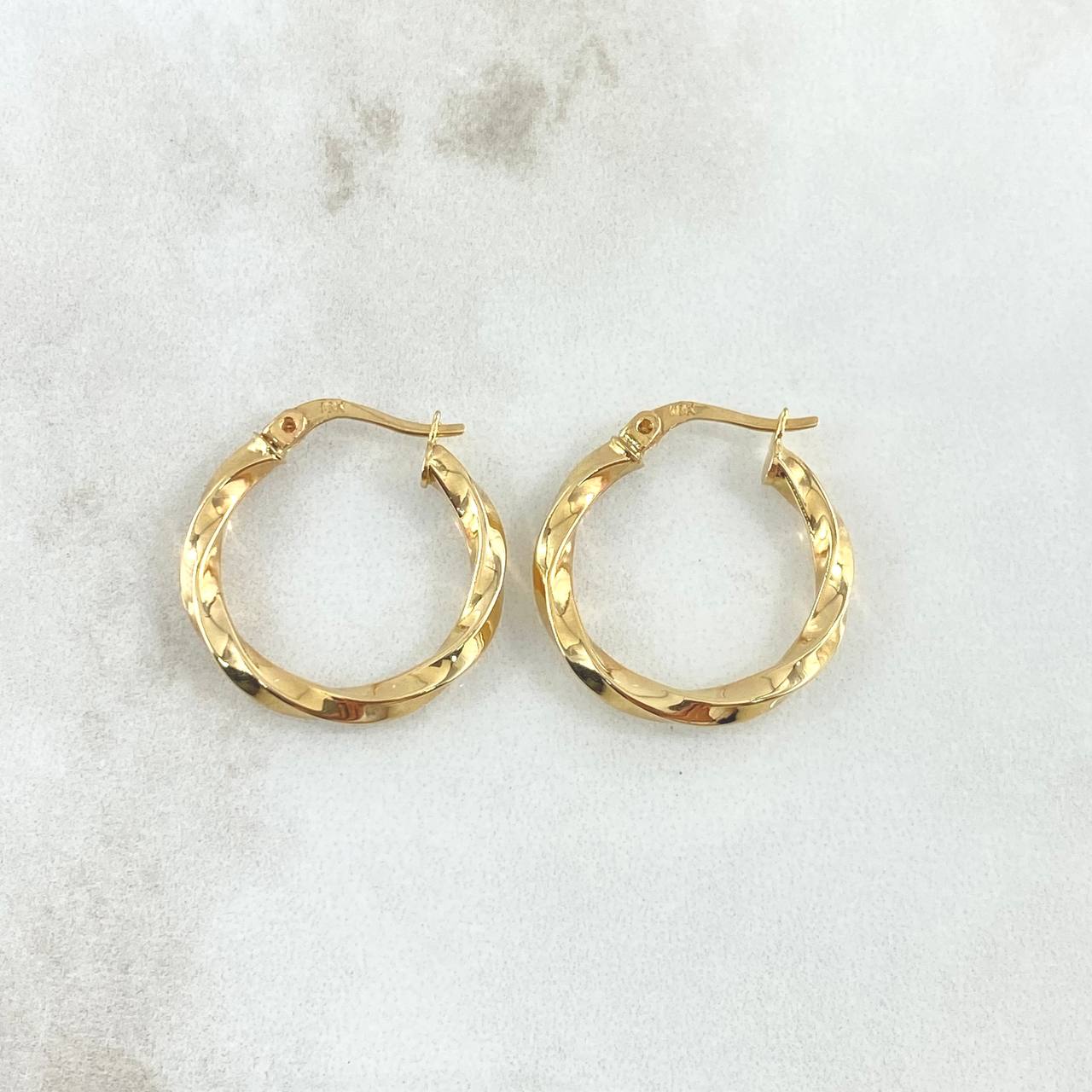 Candongas Kary 2.05gr / 2.4cm / Oro Amarillo 18K