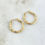 Candongas Kary 2.05gr / 2.4cm / Oro Amarillo 18K