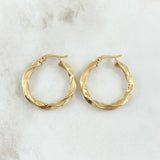 Candongas Lupe 2.65g / 1 in Oro Amarillo 18K