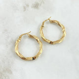 Candongas Lupe 2.2g / 1 in Oro Amarillo 18K