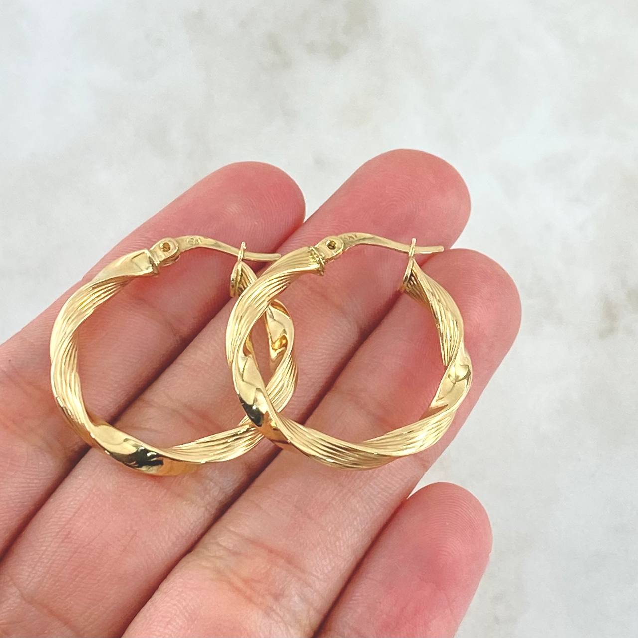 Candongas Lupe 2.65g / 1 in Oro Amarillo 18K