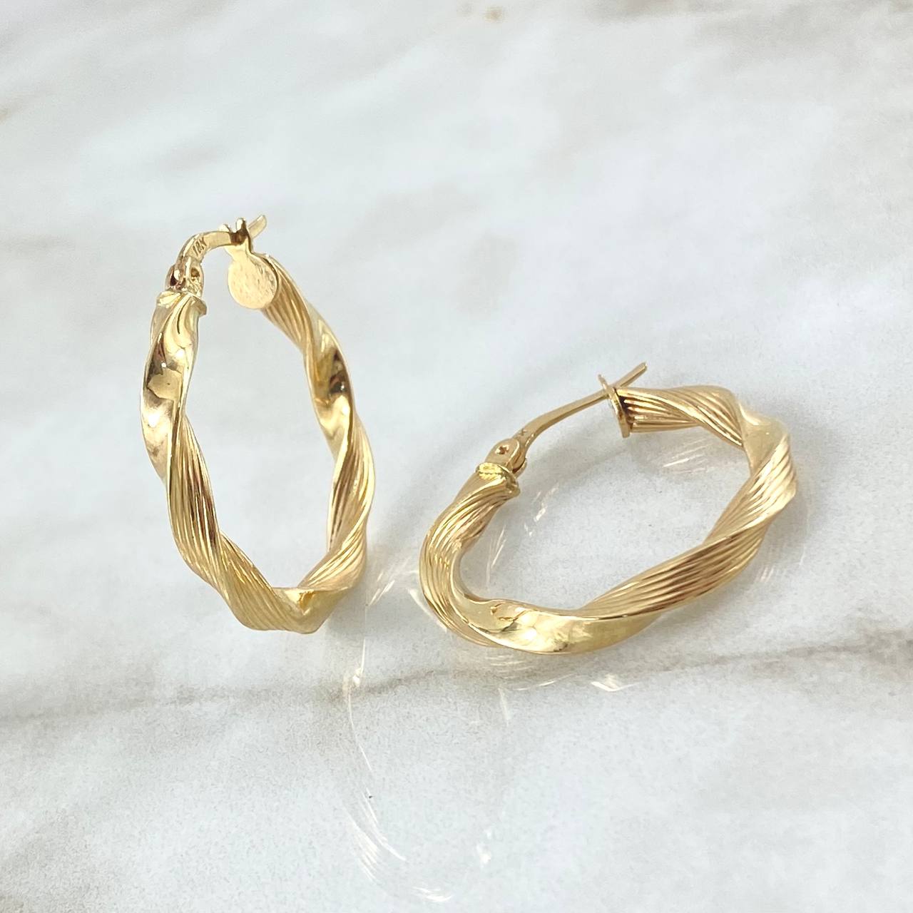Candongas Lupe 2.65g / 1 in Oro Amarillo 18K