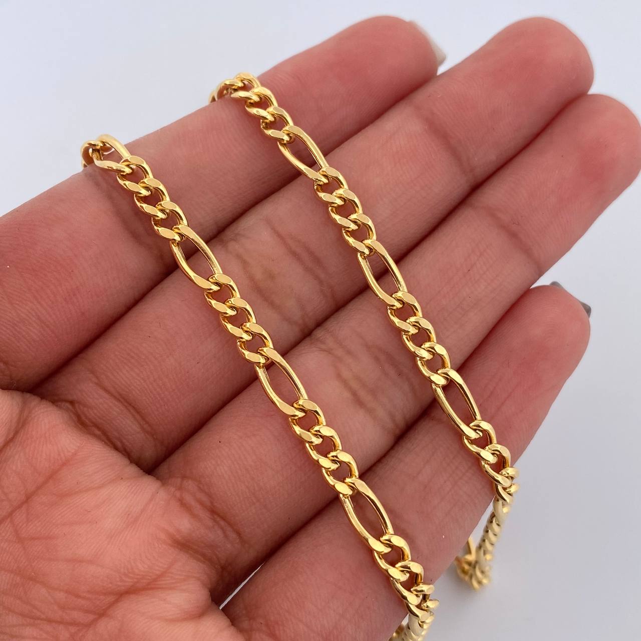 Cadena Figaro 11.3gr / 65cm / +0 Oro 18K &