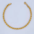 Rope Bracelet 3.85gr / 7.8in / +3 18K Gold &