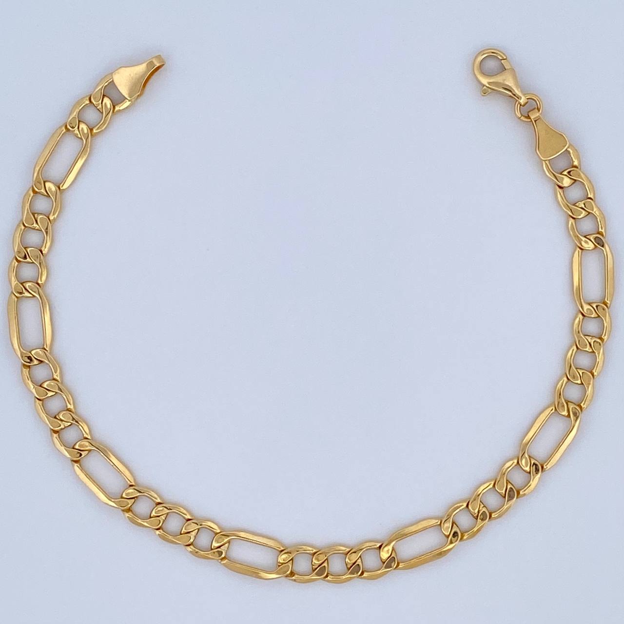 Pulso Figaro 4.3gr / 19.3cm / +0Oro 18K &