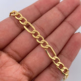 Pulso Figaro 4.3gr / 19.3cm / +0Oro 18K &