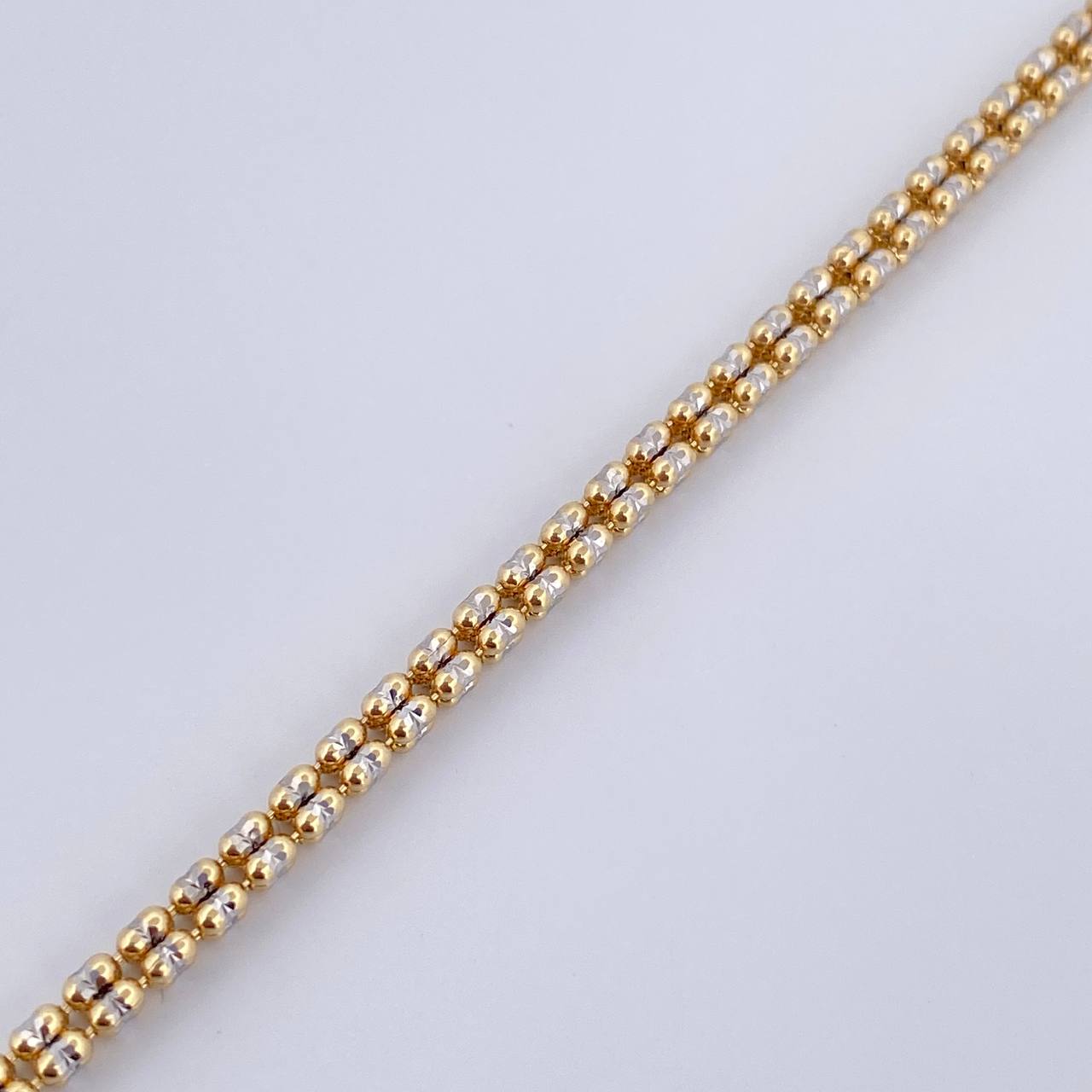 Ice Bracelet 7.4gr / 7.2in / +4 18K Gold $