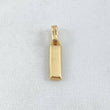 Pendant Ingot 1.2gr / 1.9cm (0.7in) / Nac.Esp. 18K Gold *