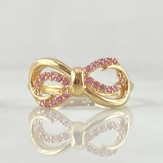 Anillo Moño 2.2gr / T5 1/4 / Oro 18K