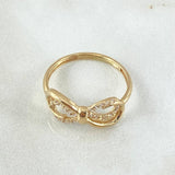 Anillo Moño 2.3gr / T6 1/2 / Oro 18K