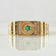 Anillo Sello Aro Rayado 4.3gr / T9 / Oro 18K