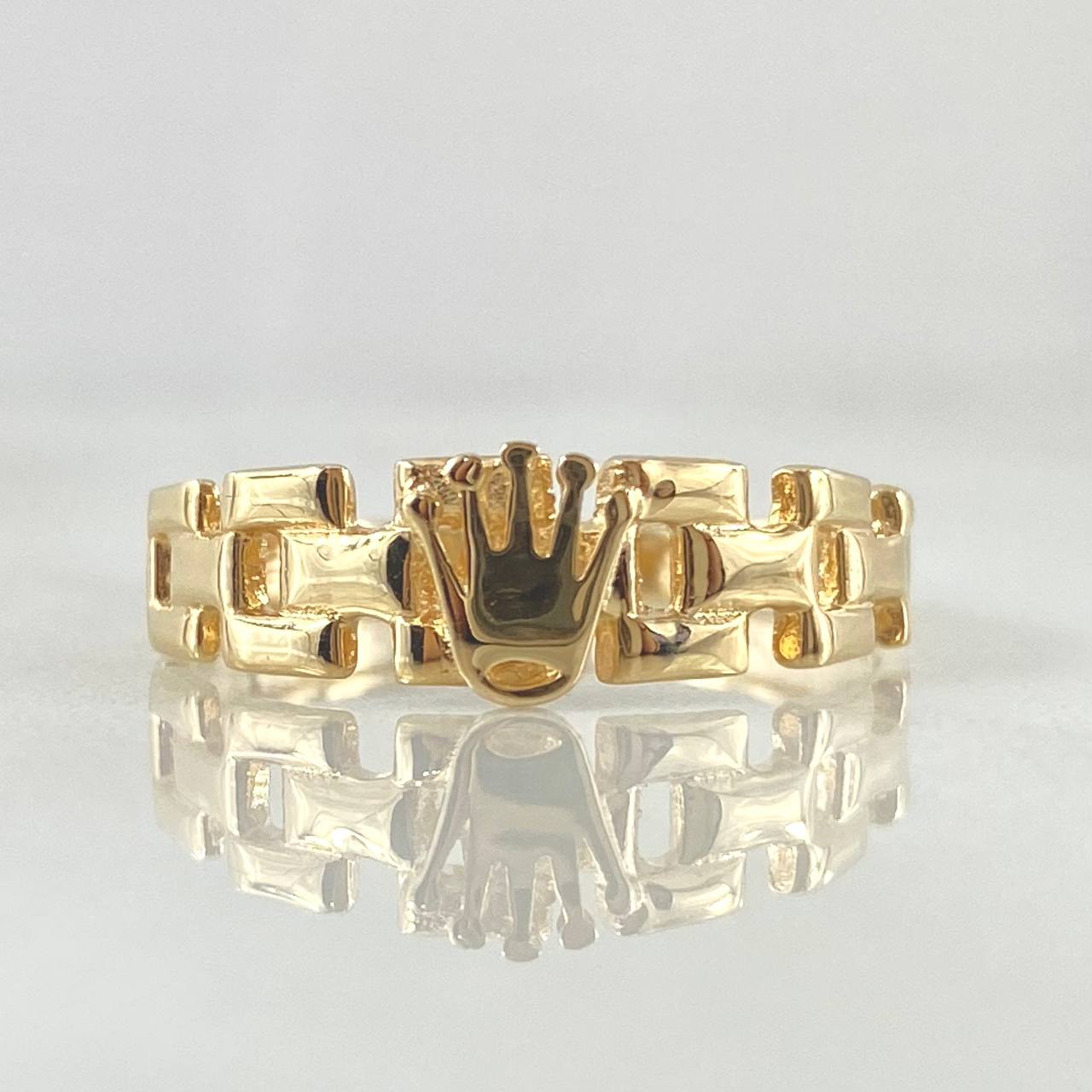 Anillo Correa Corona 2.05gr / T6 3/4 / Oro 18K