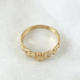 Anillo Correa Corona 2.05gr / T6 3/4 / Oro 18K
