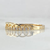 Anillo Olas Intercaladas 1.65gr / T6 / Oro 18K