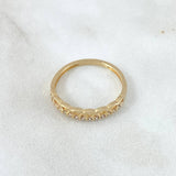 Anillo Olas Intercaladas 1.65gr / T6 / Oro 18K