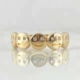 Anillo Emojis 2.4gr / T6 3/4 / Oro 18K
