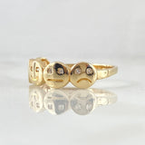Anillo Emojis 2.4gr / T6 3/4 / Oro 18K