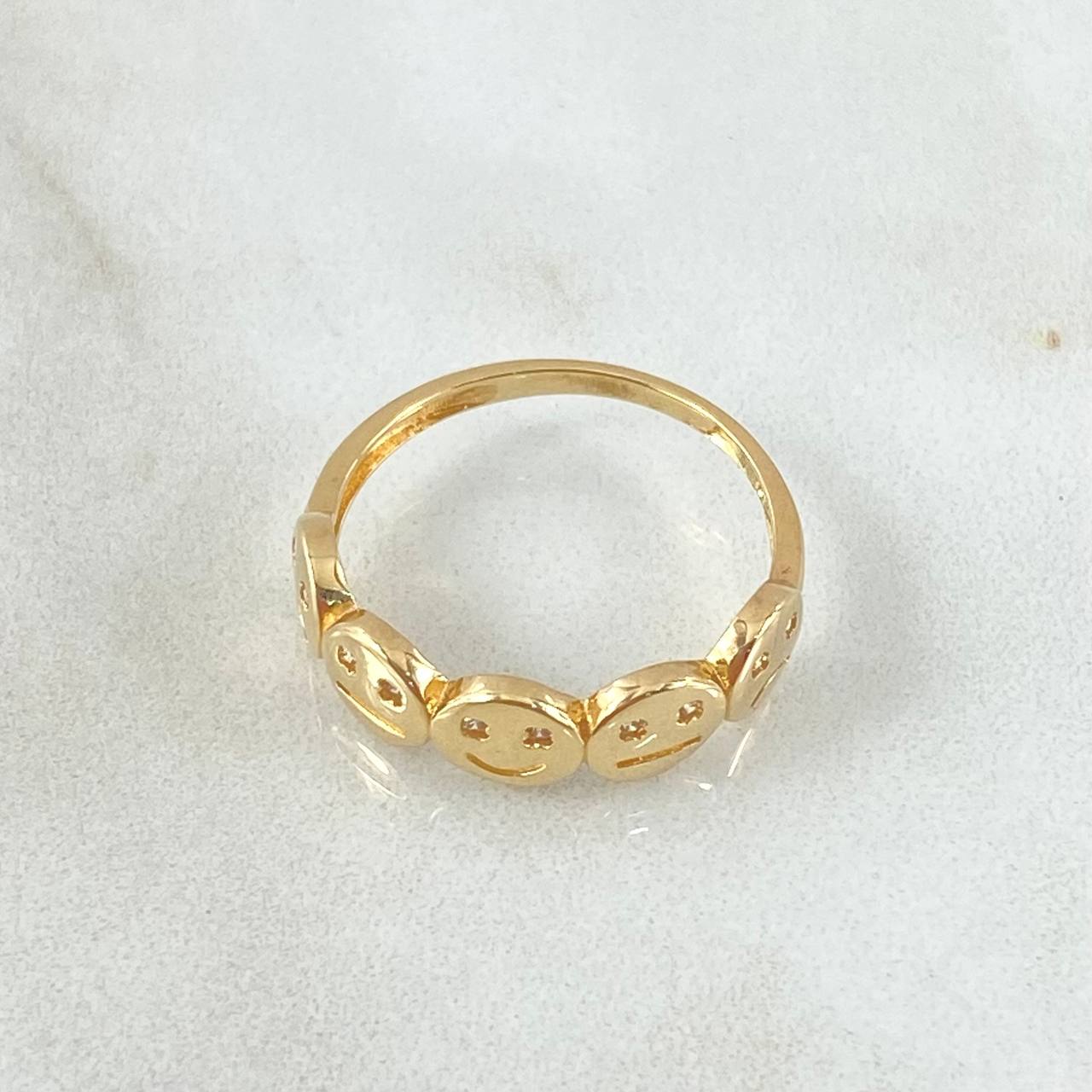 Anillo Emojis 2.4gr / T6 3/4 / Oro 18K