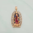 Dije Virgen Guadalupe 11gr / 1 3/4 in / Oro Rosa 18K $