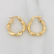 Candongas Demi 2 g / 3/4 in Oro Amarillo 18K
