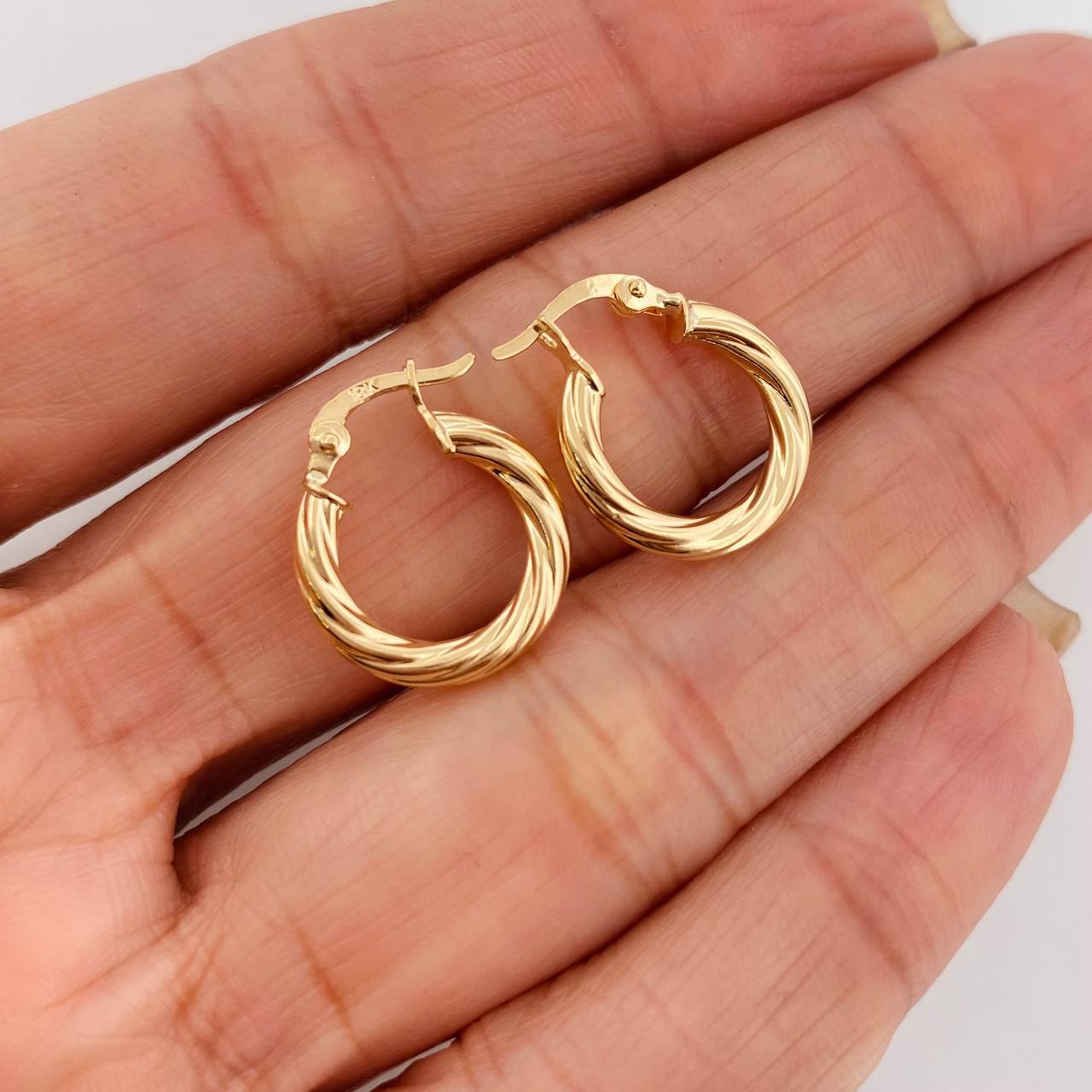 Candongas Mary 1.65 g / 3/4 in Oro Amarillo 18K